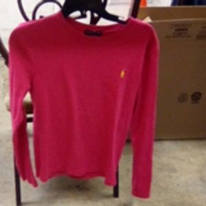 Pink Ralph Lauren long sleeve